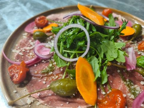 Carpaccio de bœuf à l’italienne