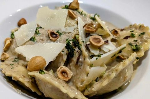 Macaroni Cèpes Poulet